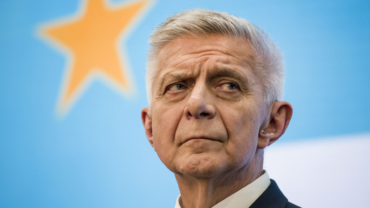 WARSAW, MAZOWIECKIE, POLAND - 2023/03/03: Marek Belka, Vice President of the S&D and former Polish Prime Minister is seen during the debate in Warsaw. In Warsaw under the slogan The Future of EU Strategic Autonomy the European Socialists and Democrats (S&D) joined forces with the Foundation for European Progressive Studies (FEPS) to debate on the European Unions Open Strategic Autonomy. Among the many participants, S&D MEPs Marek Belka (former Prime Minister of Poland) and Katarzyna Pisarska - Founder the European Academy of Diplomacy - attended the debate, with former Polish President Aleksander Kwasniewski as a keynote speaker at the public session, hosted by the Kozminski University, and co-organised by FEPS, Amicus Europae Foundation and the Polish daily Gazeta Wyborcza. (Photo by Attila Husejnow/SOPA Images/LightRocket via Getty Images)