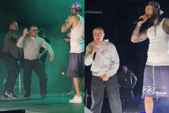 Koncert Malika Montany PRZERWANY przez interwencję ochrony. Po chwili fan zaśpiewał z gwiazdorem [WIDEO]