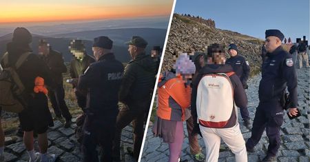 Nocny patrol policji na Śnieżce. Posypały się mandaty