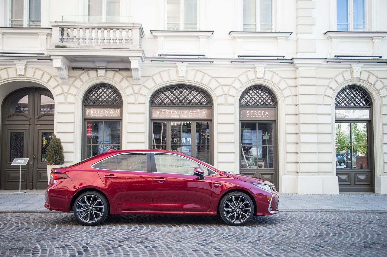 Toyota Corolla sedan 1.8 Hybrid (2019) (fot. Mateusz Żuchowski)