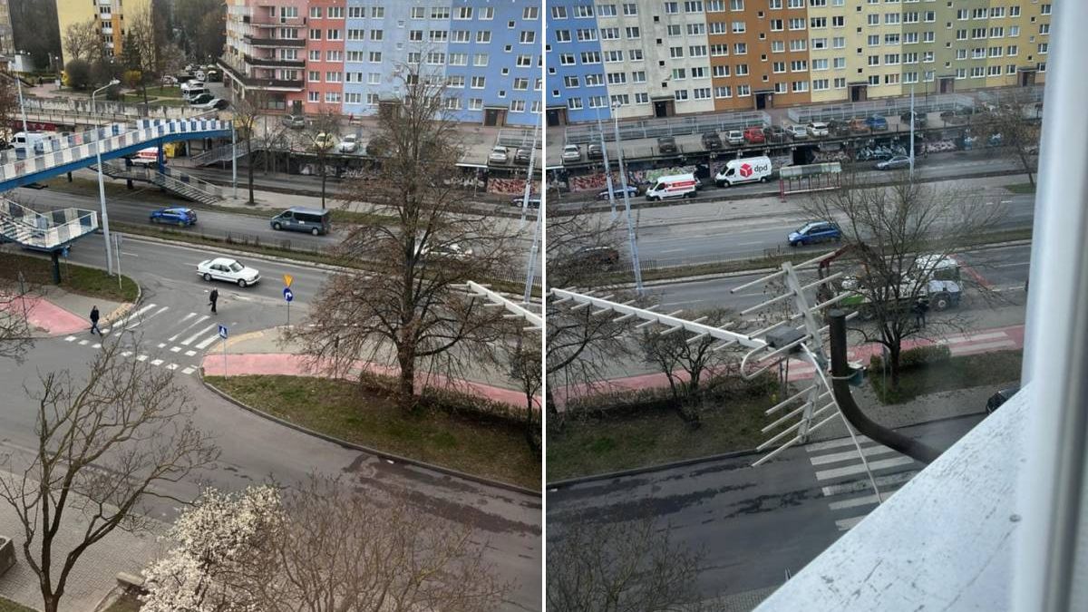 Uderzył HDS-em w kładkę nad al. Andersa w Lublinie