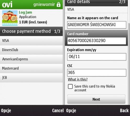 Nokia N97: Jak ściągać aplikacje? 2