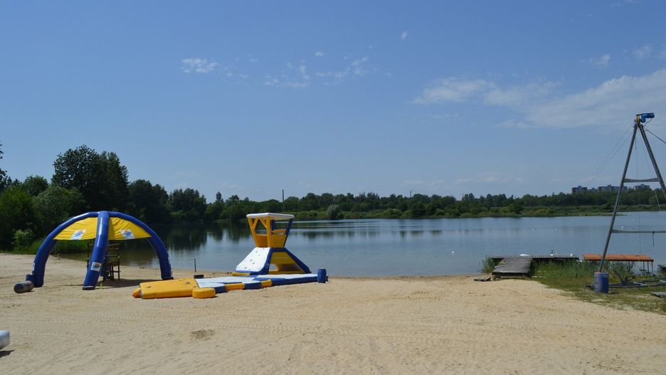 Zbiornik Hubertus w Mysłowicach, w którym znaleziono ciało