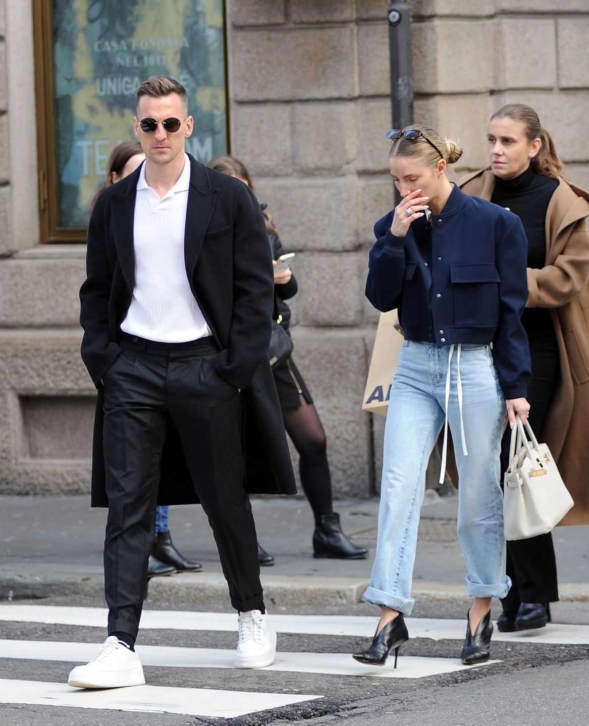 Arkadiusz Milik i Agata Sieramska w Mediolanie 