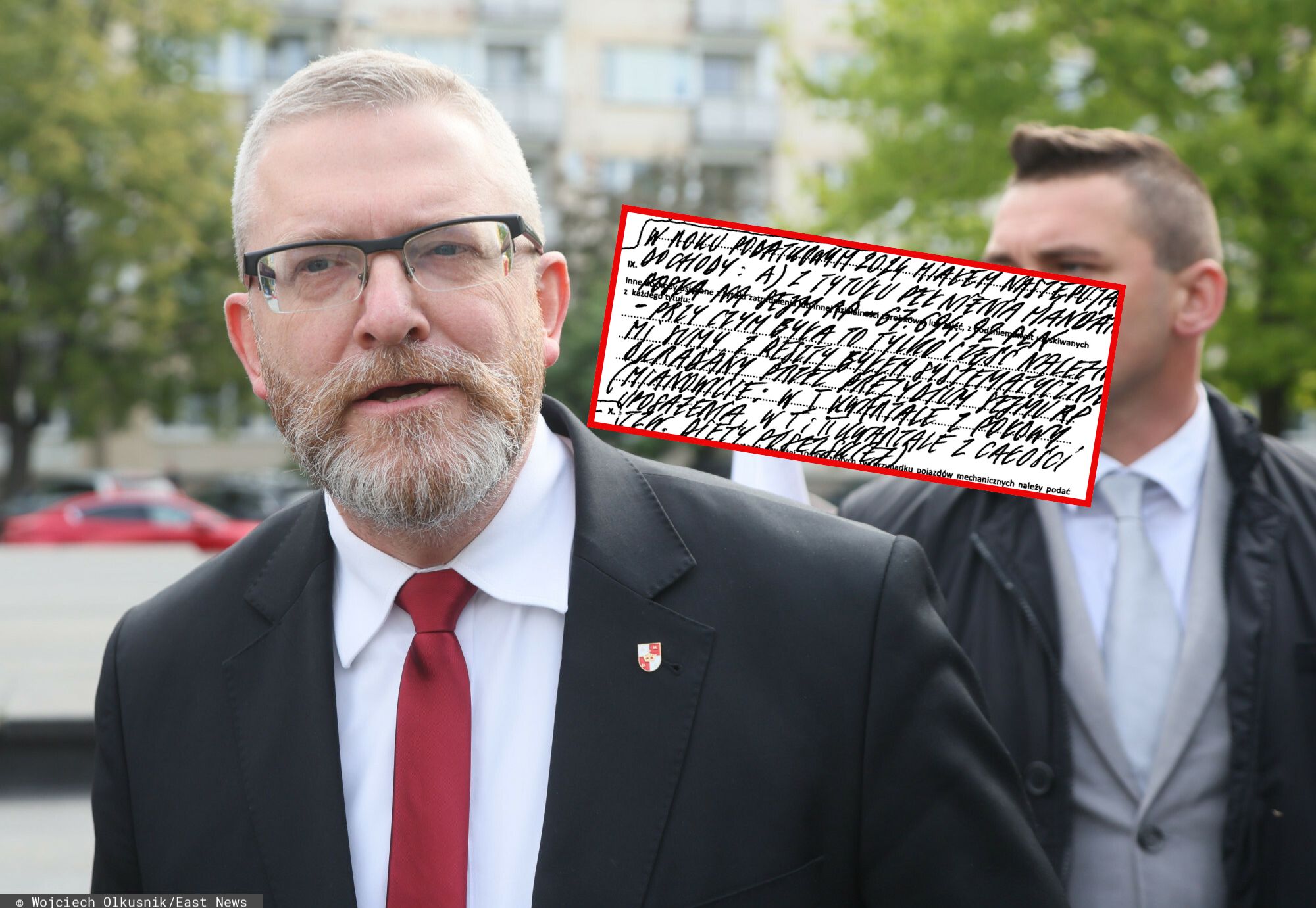 Grzegorz Braun narzeka w oświadczeniu majątkowym