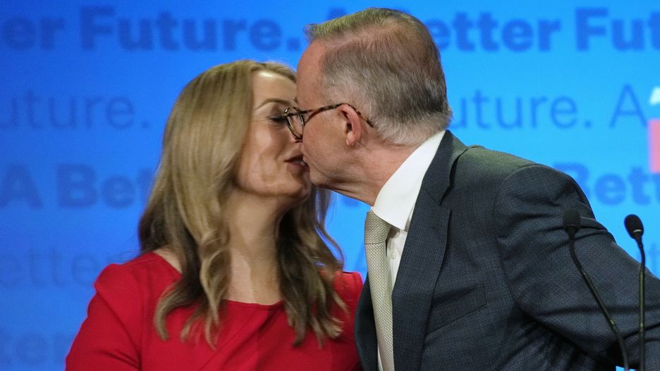 Anthony Albanese i Jodie Haydon