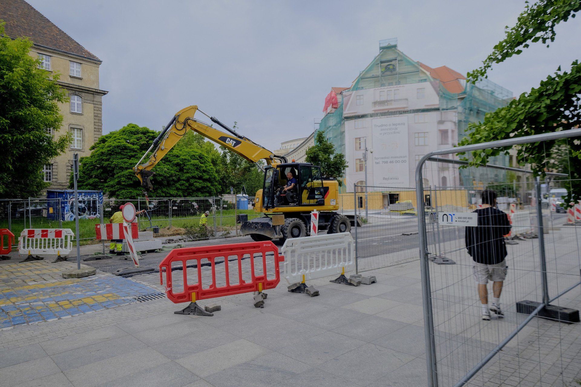Przebudowa skrzyżowania w centrum Poznania