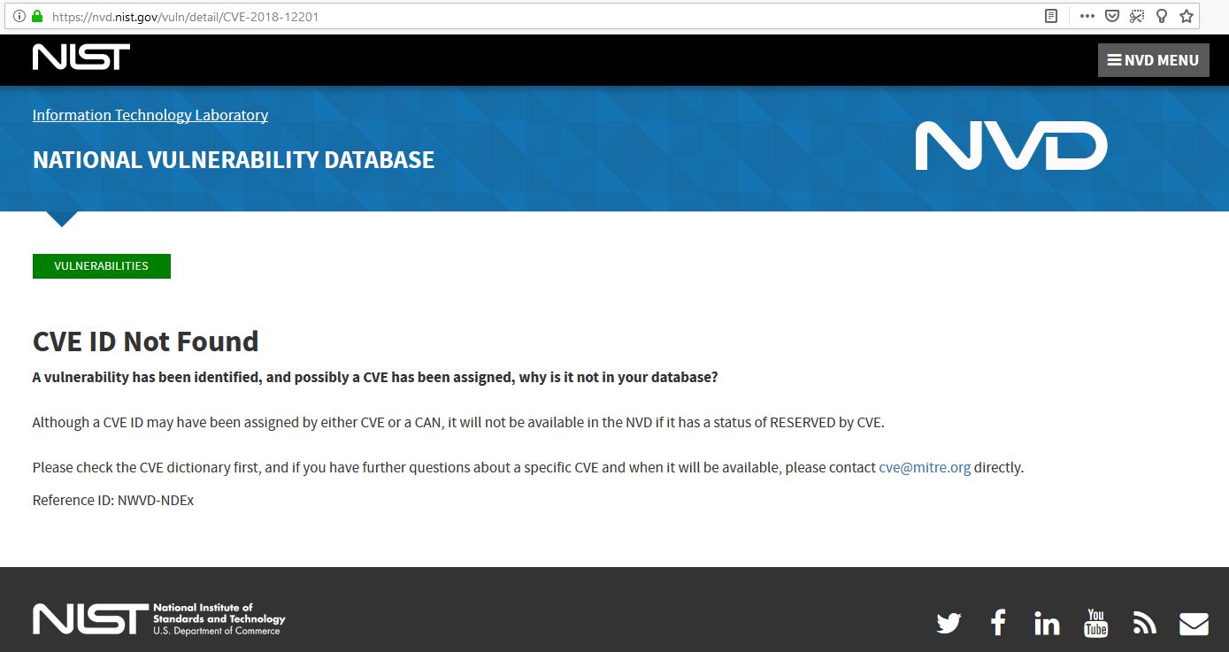 NIST nic nie wie...