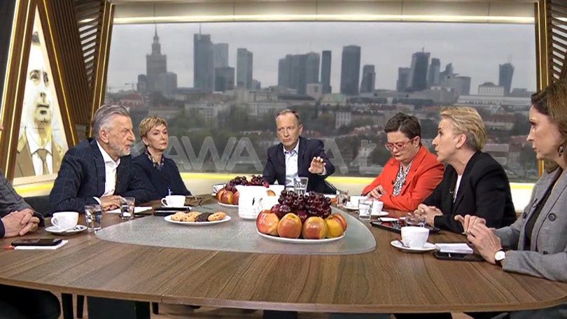 Screen z fragmentu omawianego programu w TVN24