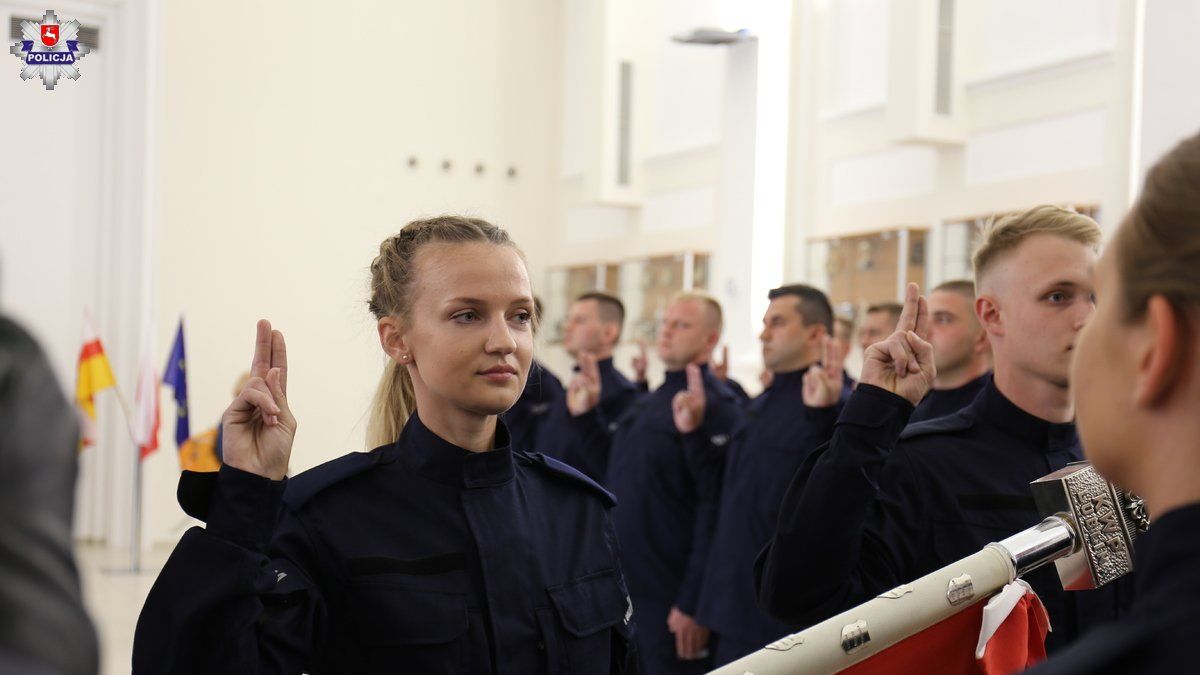 Ślubowanie nowych funkcjonariuszy w Lublinie