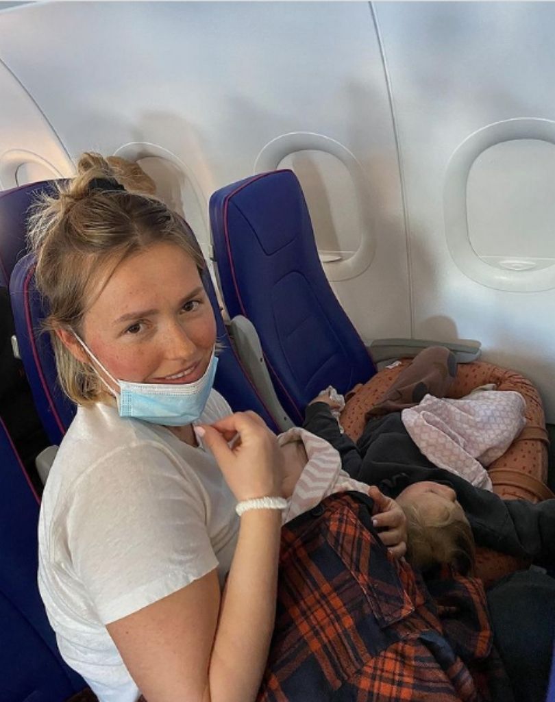 Olga Frycz poleciała na Teneryfę z ojcem drugiej córki