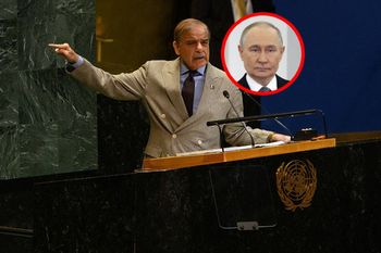 Premier Pakistanu nie wytrzymał. Wparował na spotkanie Putina