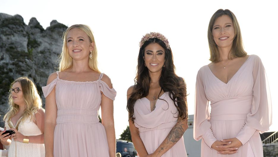Basia Kurdej-Szatan, Maja Hyży i Kamila Kamińska na ślubie Agnieszki Mrozińskiej