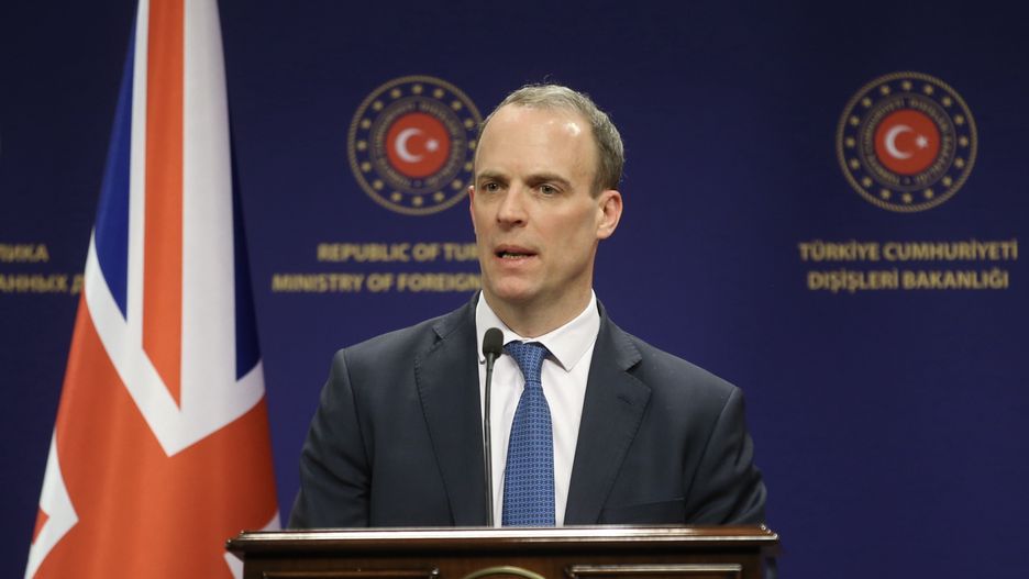 Minister spraw zagranicznych Wielkiej Brytanii, Dominic Raab