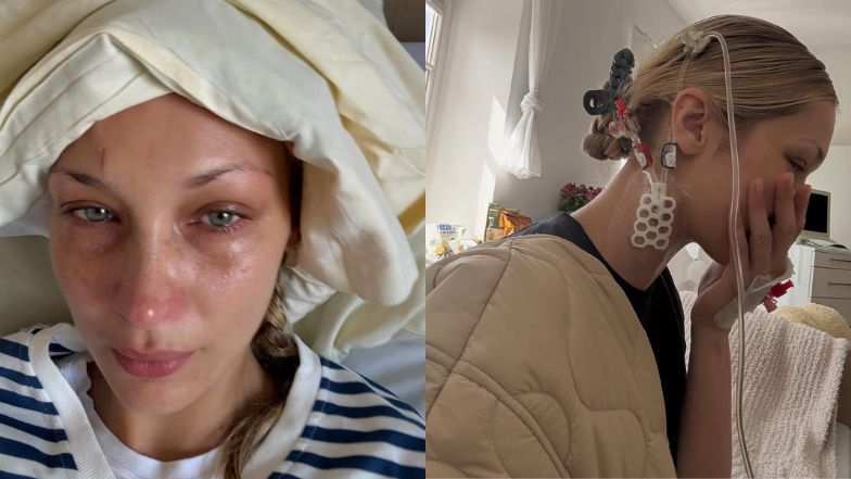 Bella Hadid opublikowała zdjęcia ze szpitalnego łóżka