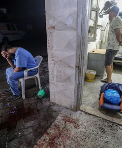 Brutalny atak w Gazie. Zrobili konferencję w gruzach, pośród zwłok