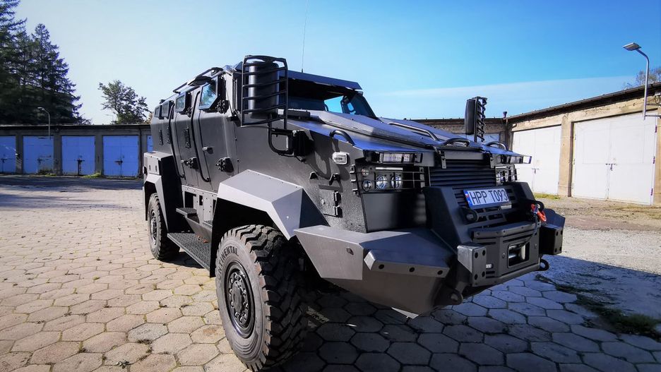 TUR, czyli najnowszy nabytek policji.
