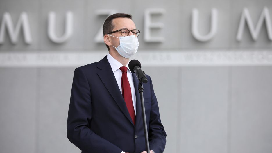 Muzeum Jana Pawła II. Mateusz Morawiecki wziął udział w przekazaniu fragmentu Muru Berlińskiego