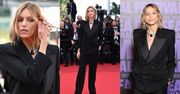Anja Rubik pozuje w Cannes w eleganckim garniturze od Yves Saint Laurent (ZDJĘCIA)