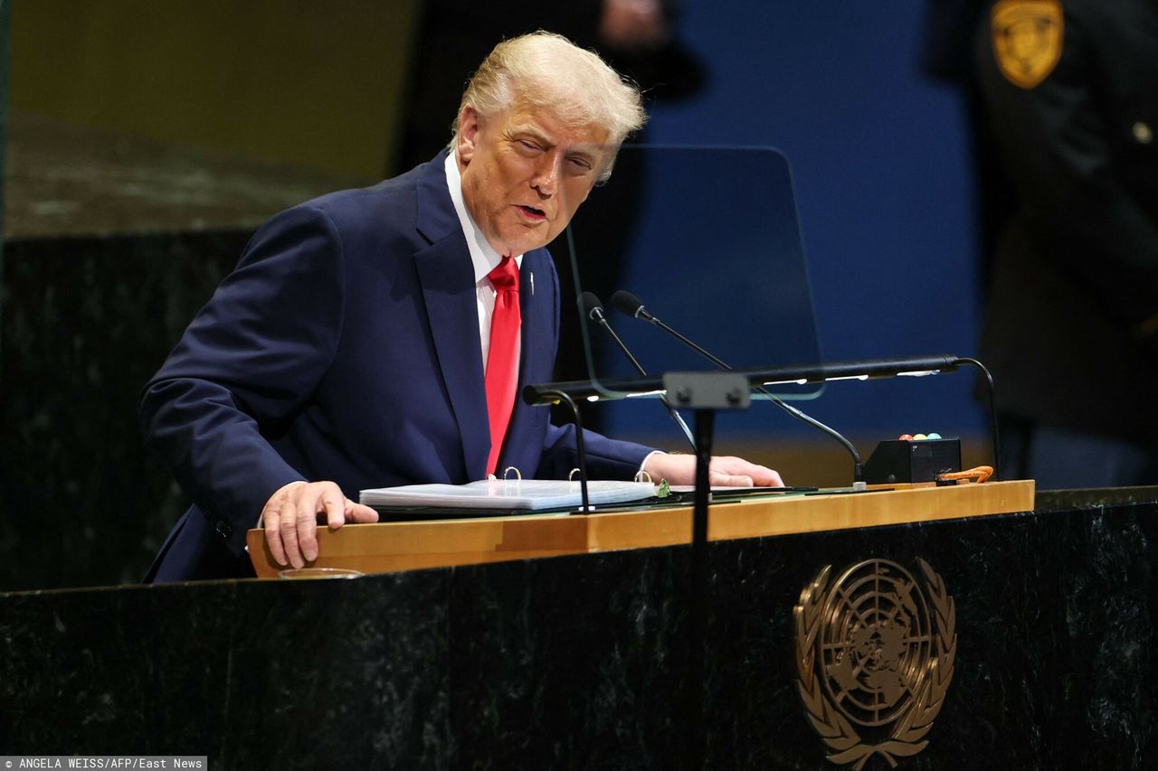 Trump przemawiał w ONZ. Na początku uderzył w organizację