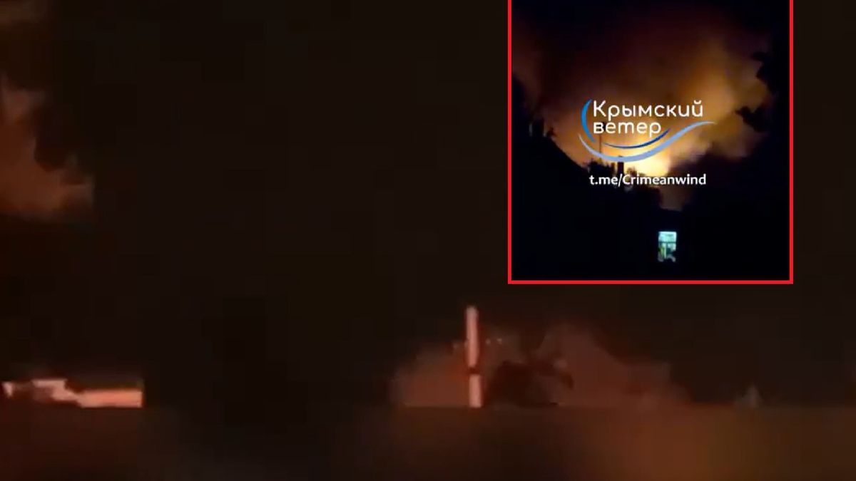 Obiekty wojskowe na Krymie ostrzelane przez drony