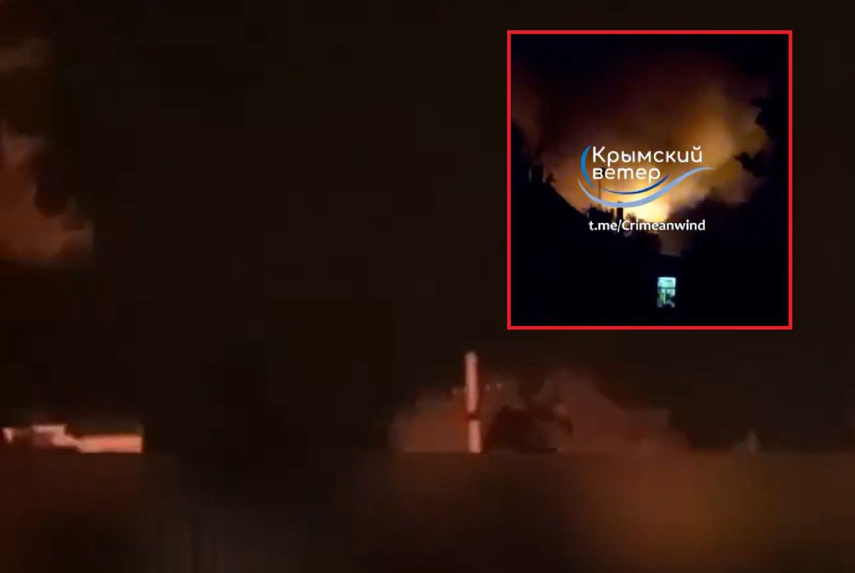Obiekty wojskowe na Krymie ostrzelane przez drony