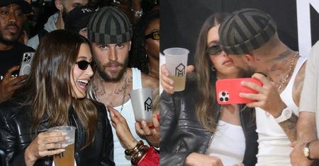 Justin Bieber całuje ZNUDZONĄ Hailey na meczu koszykówki. Kryzys zażegnany?