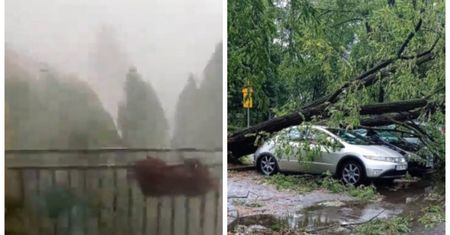Potężna burza przeszła nad Mielcem. Wszystko wyglądało przerażająco