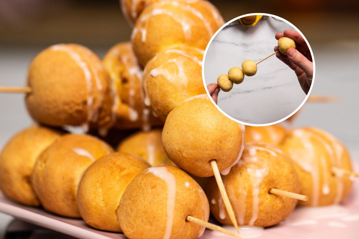 Zamiast smażyć pączki w oleju, nakładam je na patyczki i piekę. Rozchodzą się jak ciepłe bułeczki