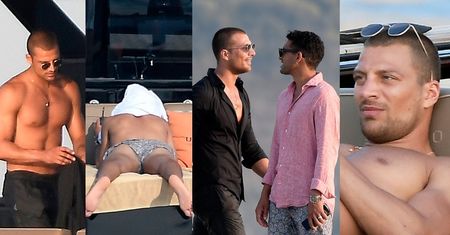 Simone Susinna wypoczywa z kolegą na luksusowym jachcie w Saint-Tropez (ZDJĘCIA)