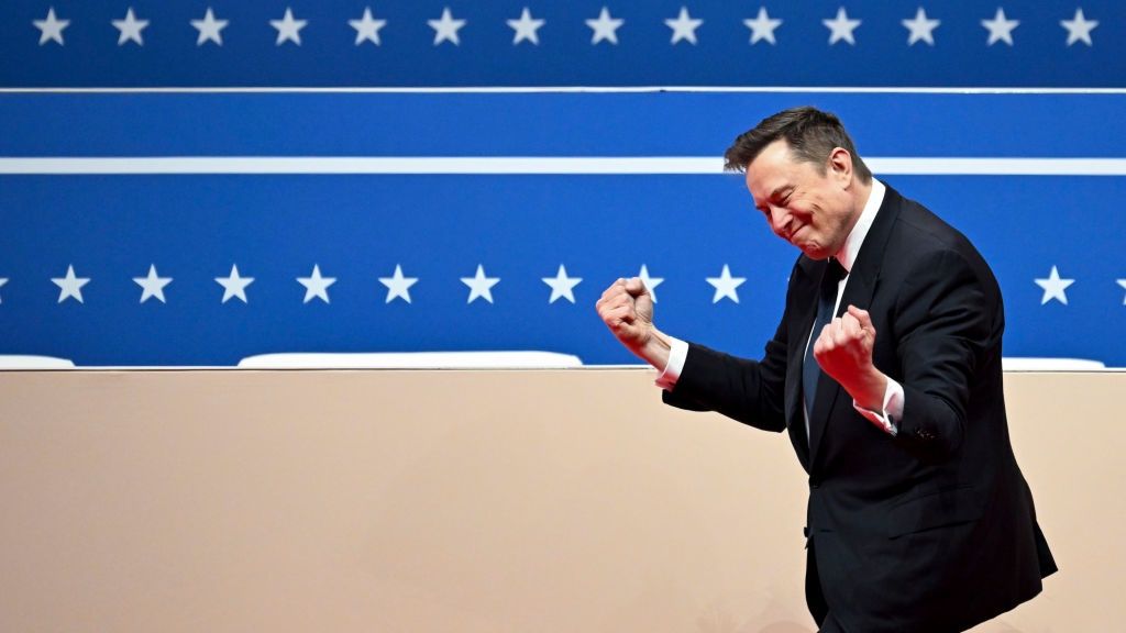 Inauguration Of Donald Trump As 47th President Of The United States
Elon Musk, chief executive officer of Tesla Inc., ahead of the 60th presidential inauguration parade at Capital One Arena in Washington, DC, US, on Monday, Jan. 20, 2025. President Donald Trump launched his second term with a strident inaugural address that vowed to prioritize America's interests with a "golden age" for the country, while taking on "a radical and corrupt establishment." Photographer: Victor J. Blue/Bloomberg via Getty Images
Bloomberg
2025uspolitics, north american, us, trump inauguration, united states of america, americas, government news, inauguration2025, u.s.a., american, trumpinauguration2025, u.s. government, inauguration