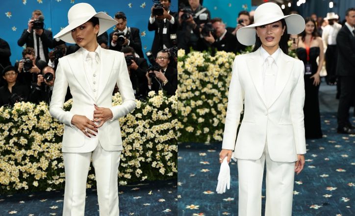 Zendaya i Anna Sawai w niemal identycznych stylizacjach