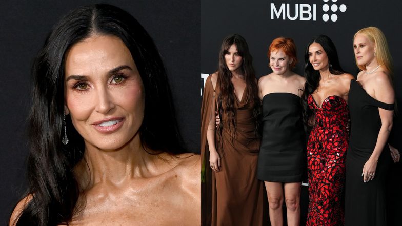 Demi Moore zachwyca doskonałą formą na premierze filmu w Los Angeles. Na ściankę zabrała wszystkie trzy córki