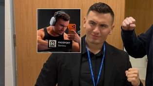 Conan Kaźmierski ogłasza, że był "największy na siłowni". Szybko dodał rozbrajający szczegół