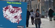 Mapa bezrobocia. Rekord padł na Mazowszu