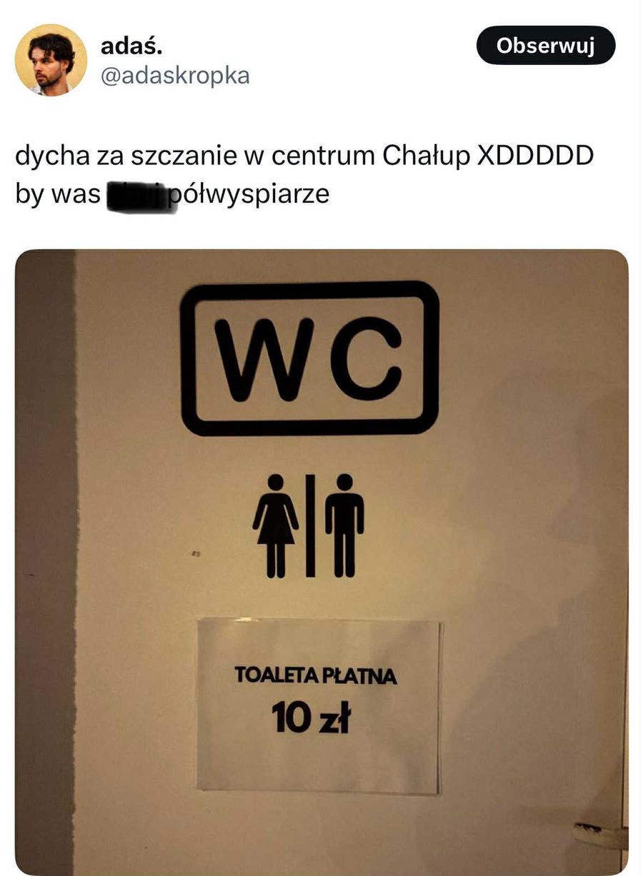 Toaleta nad morzem za 10 zł. Influencer zrobił aferę