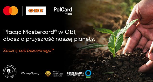 OBI i Mastercard przekażą z każdej transakcji 2 euro na sadzenie drzew