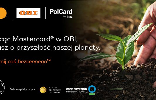 OBI i Mastercard przekażą z każdej transakcji 2 euro na sadzenie drzew