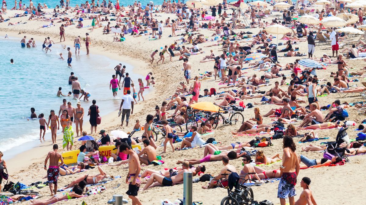 BARCELONA, SPAIN - JUNE 28: People sunbathing on the beach in June 28, 2013 in Barcelona, Spain. Barceloneta Beach - one of the most popular in city
Iakov Filimonov
coast, coastline, beach, city, vacation, Mediterranean, spain, people, holiday, Barcelona, marine, mediterranean, nature, outdoor, outdoors, resort, sea, seascape, seaside, shore, sun, sunny, travel, tropical, view, warm, water, sand, Holidaymakers, sunbathe, Barceloneta, weather, sand, sandbank, sandy, entertainment, open air, entertainment, people, mob, hangout, crowd, coast, coastline, beach, city, vacation, mediterranean, spain, people, holiday, barcelona, marine, mediterranean, nature, outdoor, outdoors, resort, sea, seascape, seaside, shore, sun, sunny, travel, tropical, view, warm, water, sand, holidaymakers, sunbathe, barceloneta, weather, sandbank, sandy, entertainment, open air, mob, hangout, crowd