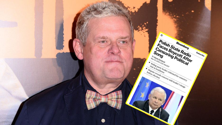 O aferze w Trójce pisze Bloomberg, największa agencja prasowa świata. Na zdjęciu: Kazik Staszewski