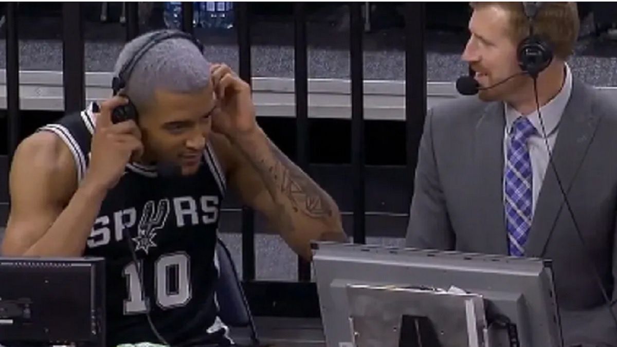 Sochan w trakcie wywiadu