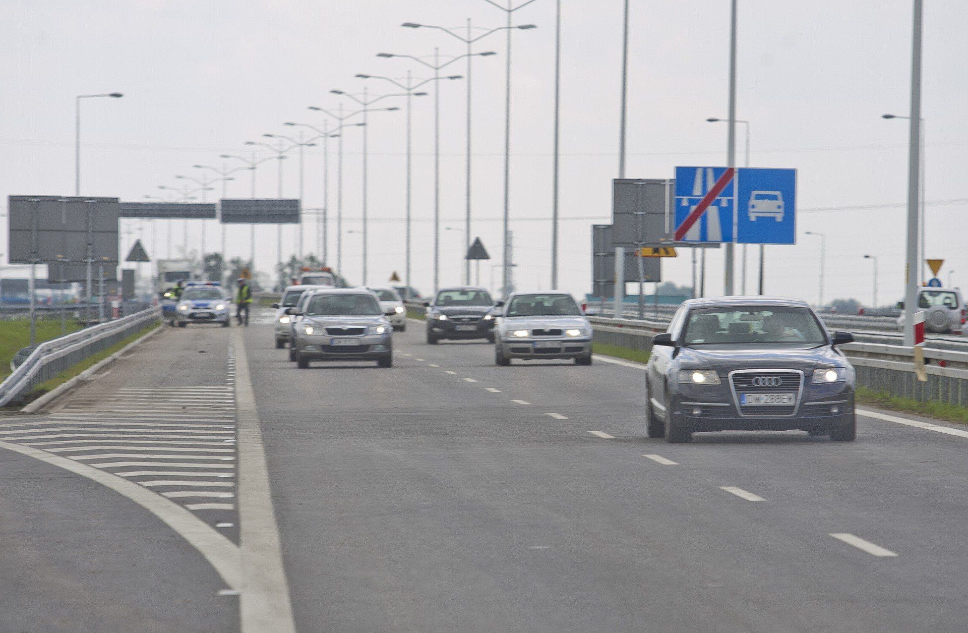 To koniec utrudnień na autostradzie A1 w Nowych Marzach. Remont został zakończony, a węzeł jest już normalnie otwarty
