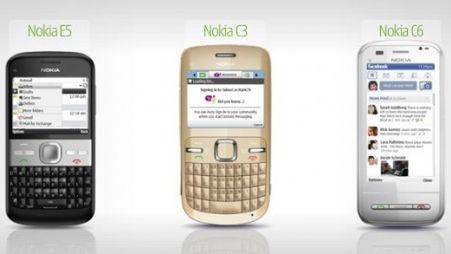Nokia C6, C3 i E5 - nowe modele na wideo 1