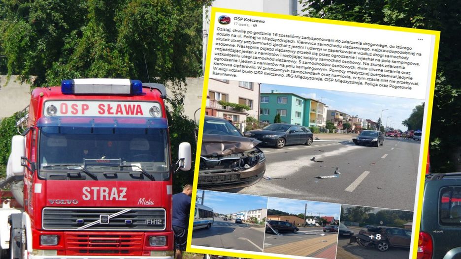 Niebezpieczny incydent drogowy w Międzyzdrojach