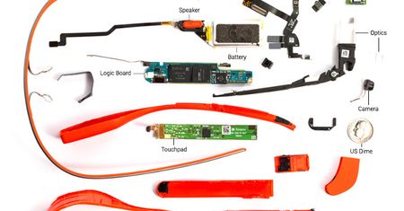 Części do Google Glass kosztują jedynie 80 dol.?