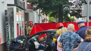 Pruszków: Pomylił pedały. Wbił się w salon kosmetyczny
