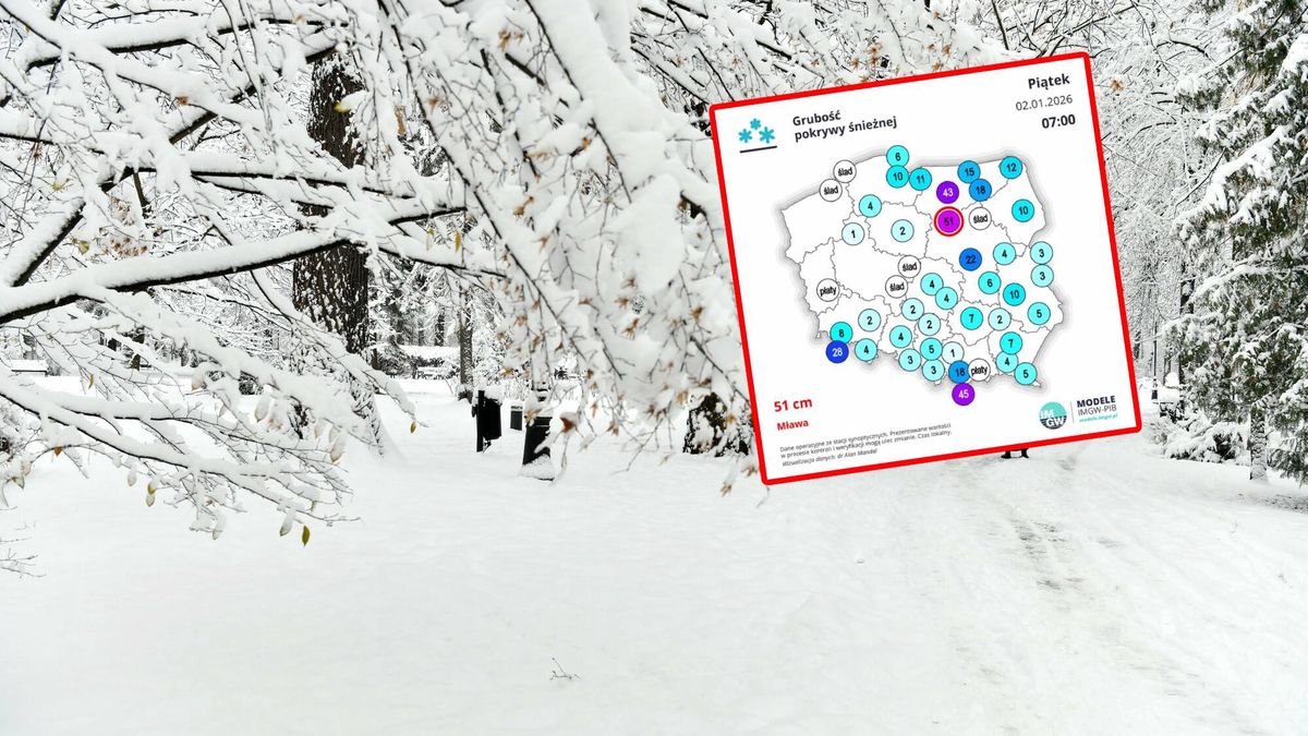 Zima w Polsce daje o sobie znać.