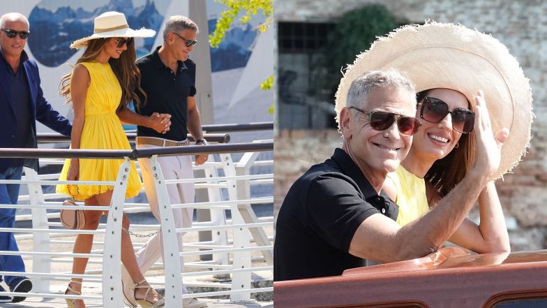 George Clooney z Amal w Wenecji