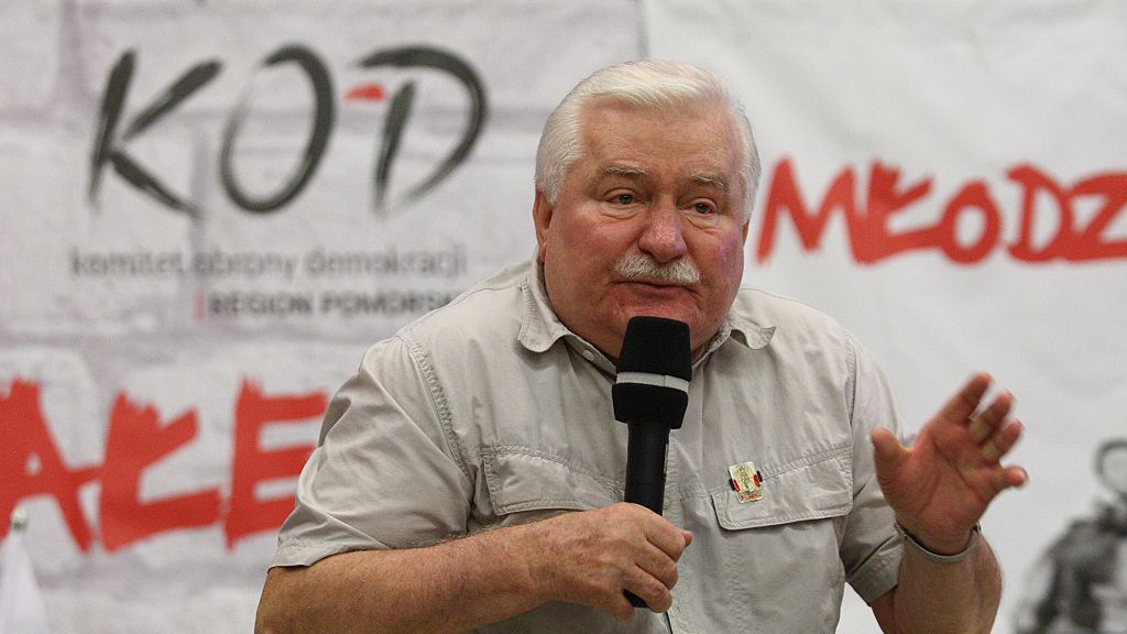 Na zdjęciu: Lech Wałęsa
