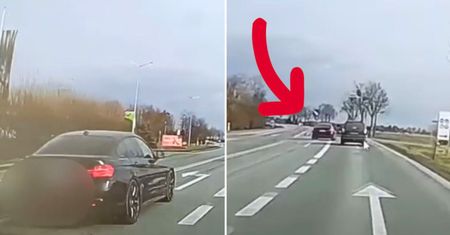 Nagrał rajd kierowcy bmw. Finał mógł być tylko jeden